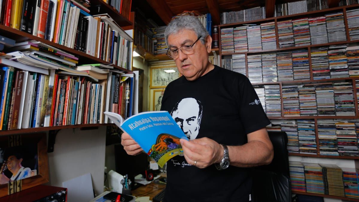 Más de 5.000 discos debe tener la Pancha Alfaro, el espacio de música y libros sobre el folclore de Roberto Mercado. Más de 5.000 discos debe tener la Pancha Alfaro, el espacio de música y libros sobre el folclore de Roberto Mercado.