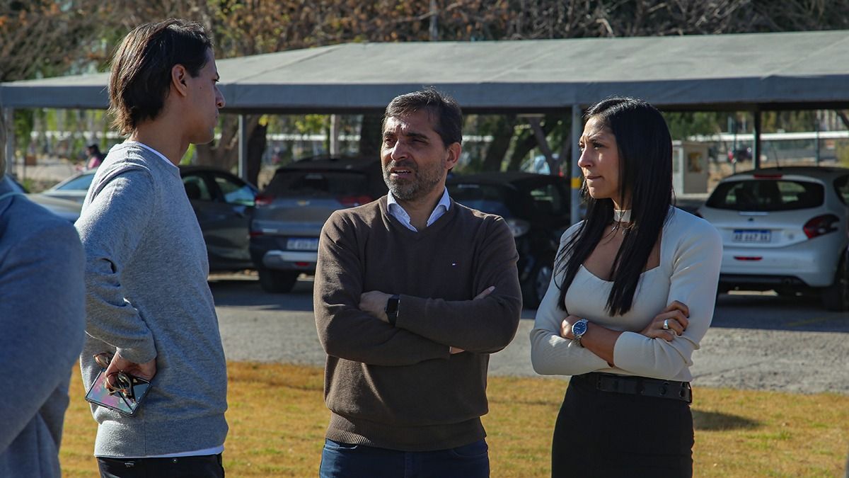 Directivos: Sebastián Palma, Gustavo Carrillo y Sabrina Salvi.