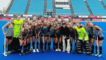 Las Leoncitas, con Malena Sabez, listas para iniciar el Mundial de Hockey Sub 21