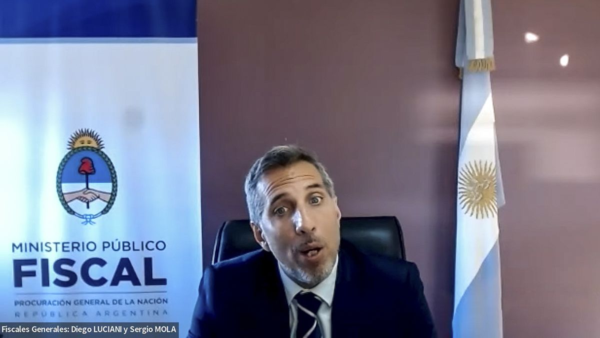 El acusador: el fiscal Diego Luciani.