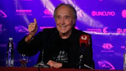 Joan Manuel Serrat en Mendoza recordó a Quino y su amor por los vinos y el otoño mendocinos. Fotos: Gonzalo Rios Joan Manuel Serrat en Mendoza recordó a Quino y su amor por los vinos y el otoño mendocinos. Fotos: Gonzalo Rios