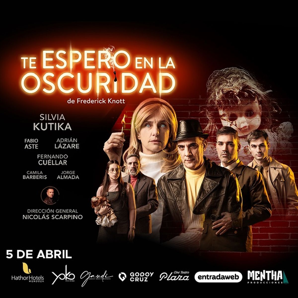 Te espero en la oscuridad llega al Teatro Plaza. Te espero en la oscuridad llega al Teatro Plaza.