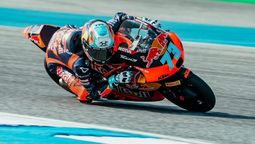 Valentín Perrone fue el piloto argentino mejor clasificado en Moto3 y largará 4° este domingo en HUungría.