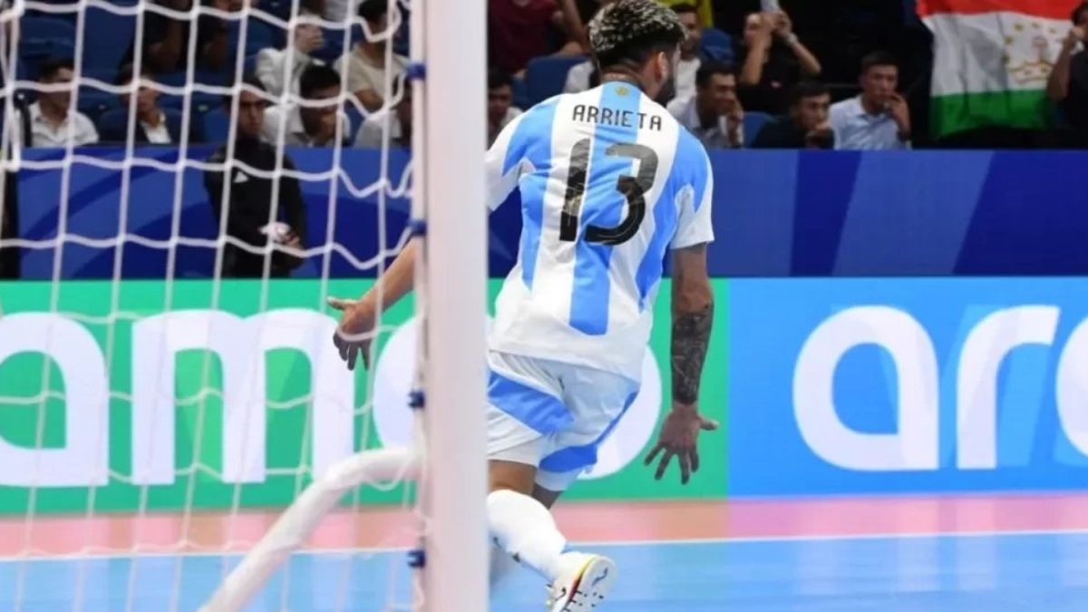 La Selección argentina de futsal goleó en su debut en el Mundial de Futsal. 