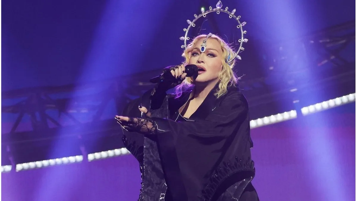 La reina del pop. Madonna regresó a los escenarios y homenajeó a Evita.
