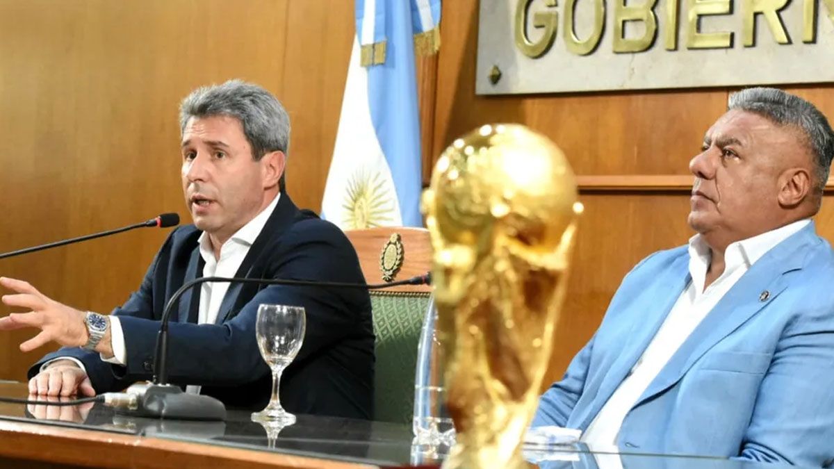 Chiqui Tapia llegó a San Juan donde ratificó que Lionel Scaloni seguirá en la Selección argentina
