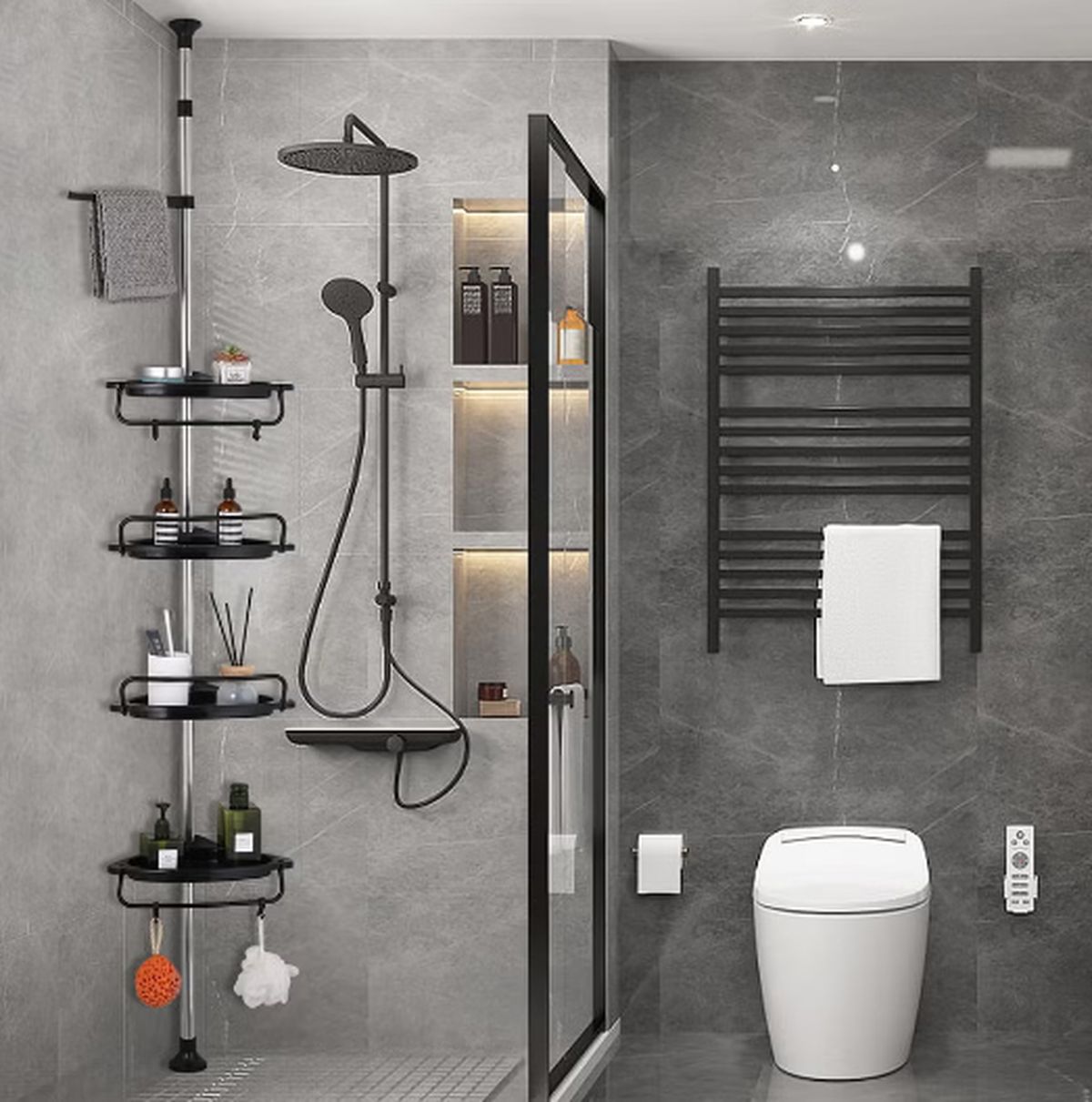 Mirar para arriba, el secreto de arquitectura y decoración para aprovechar espacios en el baño. Mirar para arriba, el secreto de arquitectura y decoración para aprovechar espacios en el baño.