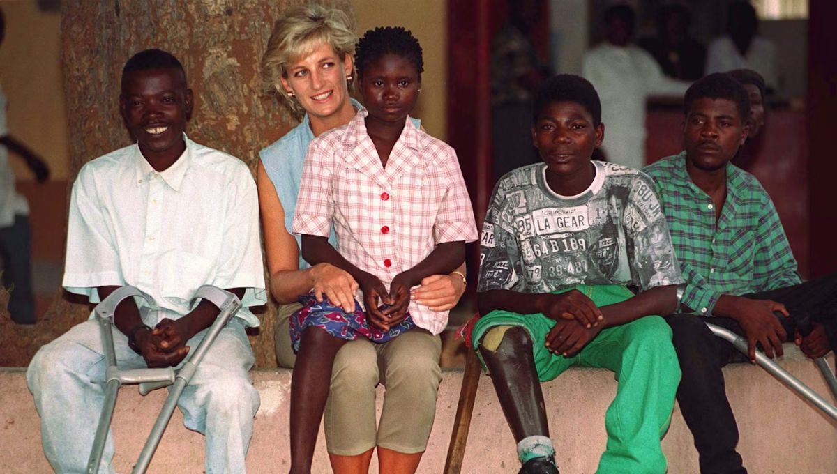 Lady Di en Angola. Lady Di en Angola. 
