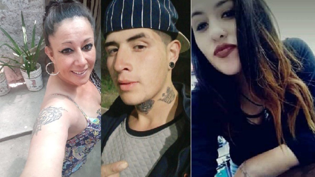 La familia detenida en Fray Luis Beltrán.