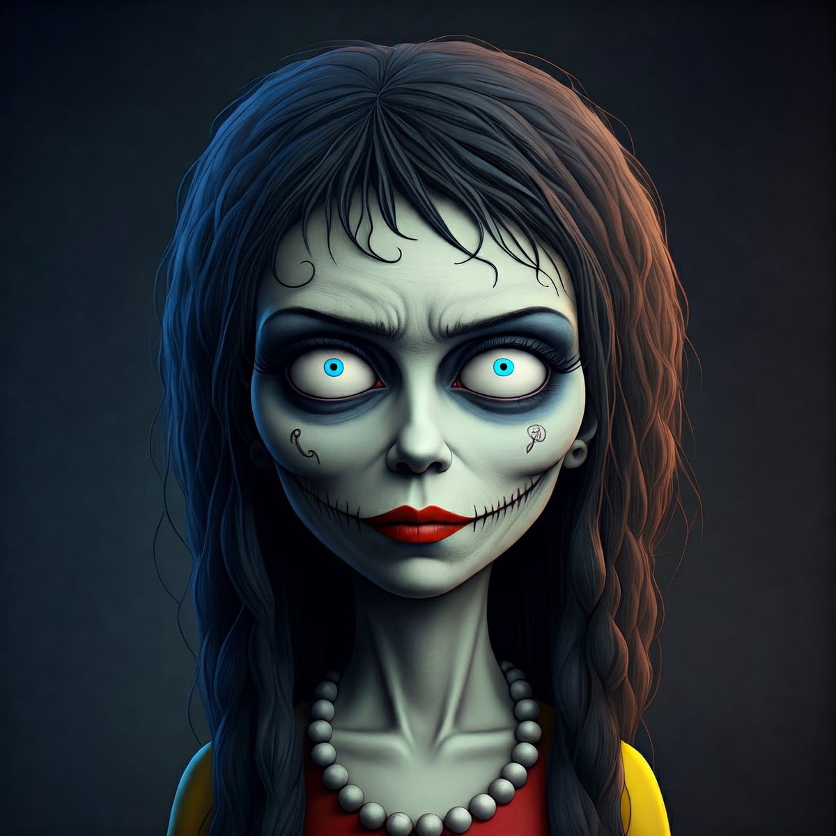 Una Lisa muy influenciada por Tim urton. Una Lisa muy influenciada por Tim urton.