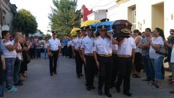 El dolido último adiós al policía asesinado en Gualeguaychú