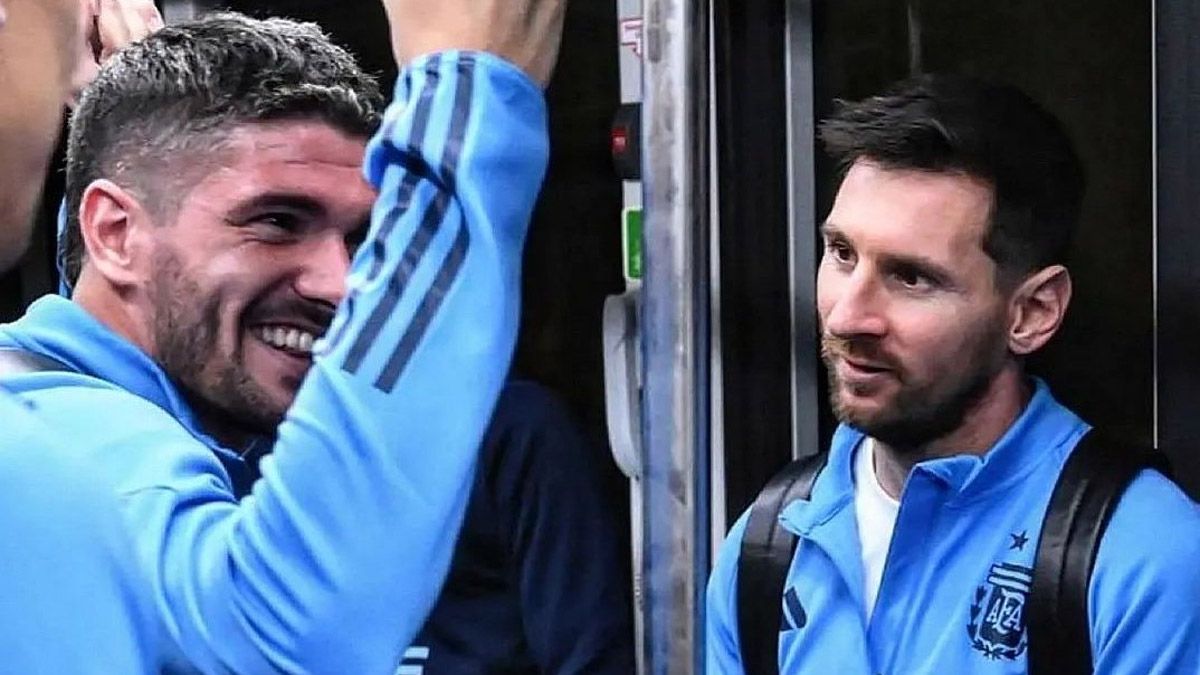 Rodrigo De Paul y Lionel Messi