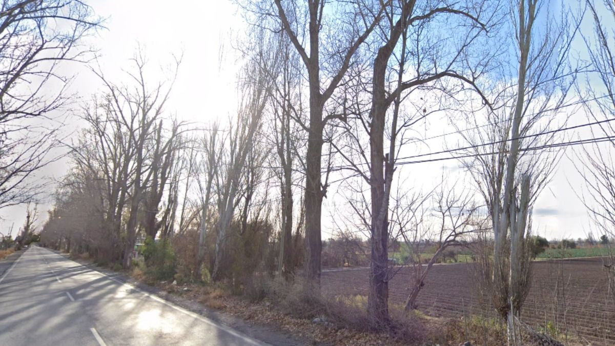 La calle Don Bosco, en Colonia Bombal (Maipú).