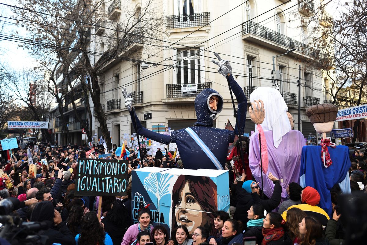 El frente del departamento de Cristina Kirchner.