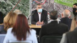 Enrique Vaquié en el encuentro con intendentes del Este y Lavalle por Mendoza Activa