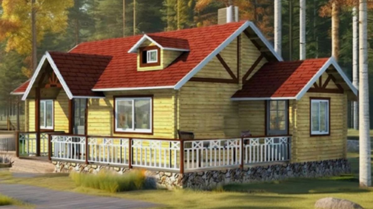 Por fuera. La casa prefabricada pequeña que venden por eBay. Por fuera. La casa prefabricada pequeña que venden por eBay.