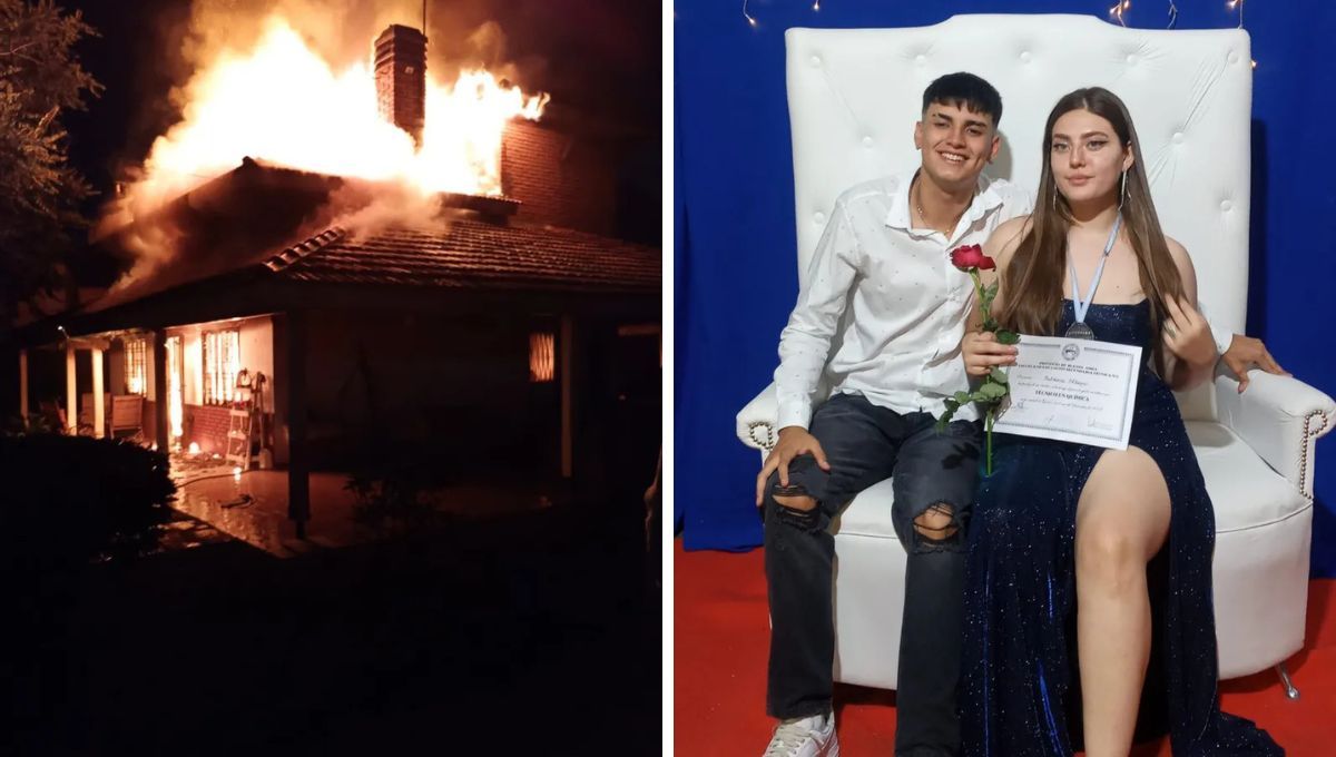 Tomás y Milagros Maidana, de 19 y 21 años, perdieron la vida en el incendio. Tomás y Milagros Maidana, de 19 y 21 años, perdieron la vida en el incendio.
