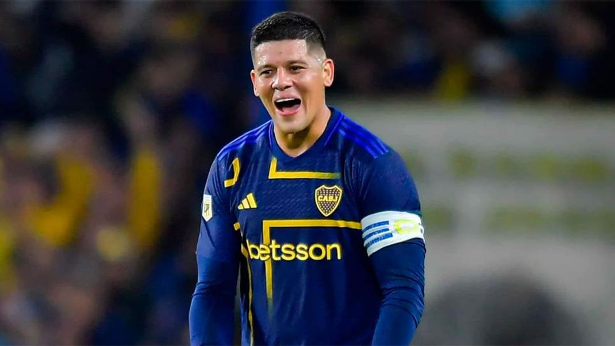 El defensor de Boca Marcos Rojo