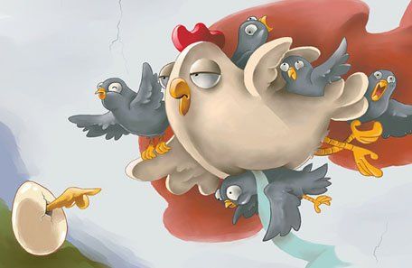 Primero fue la gallina