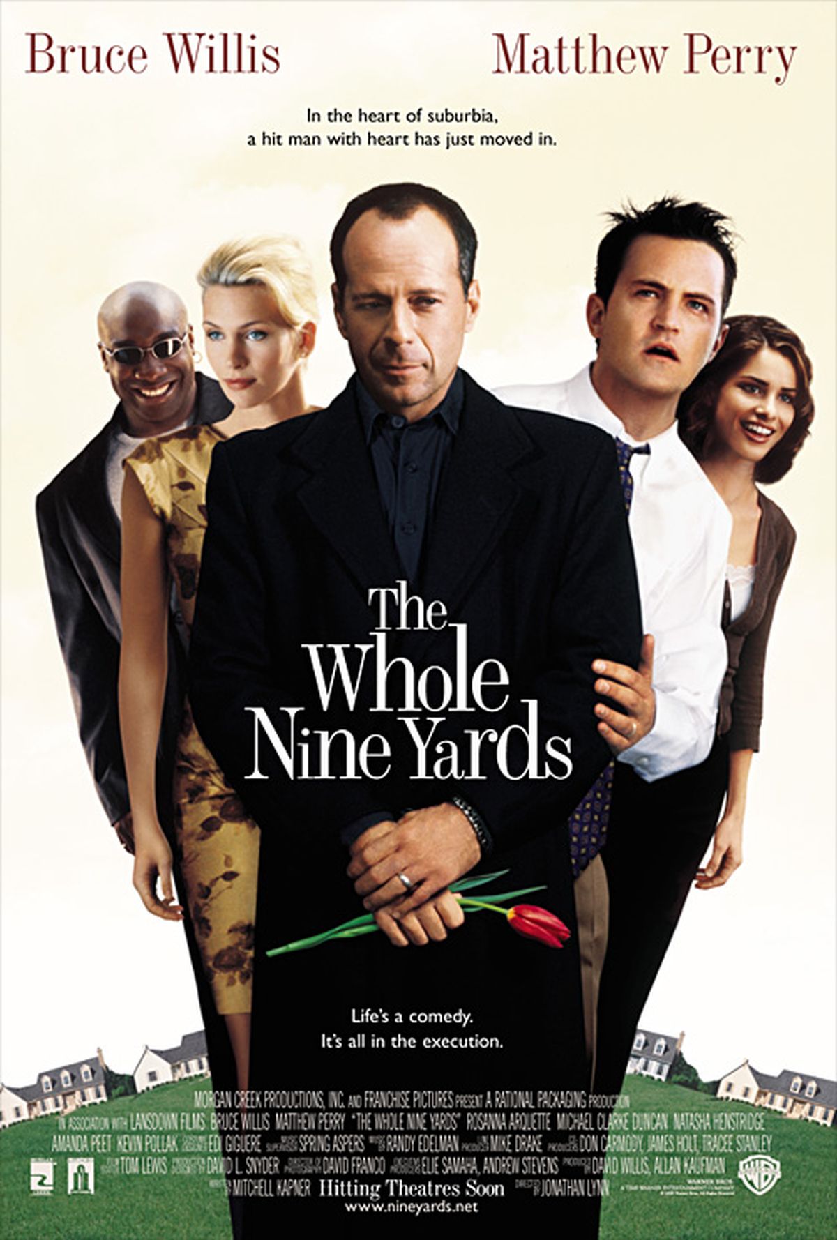 Póster de la película "The Whole Nine Yards". Póster de la película "The Whole Nine Yards". 
