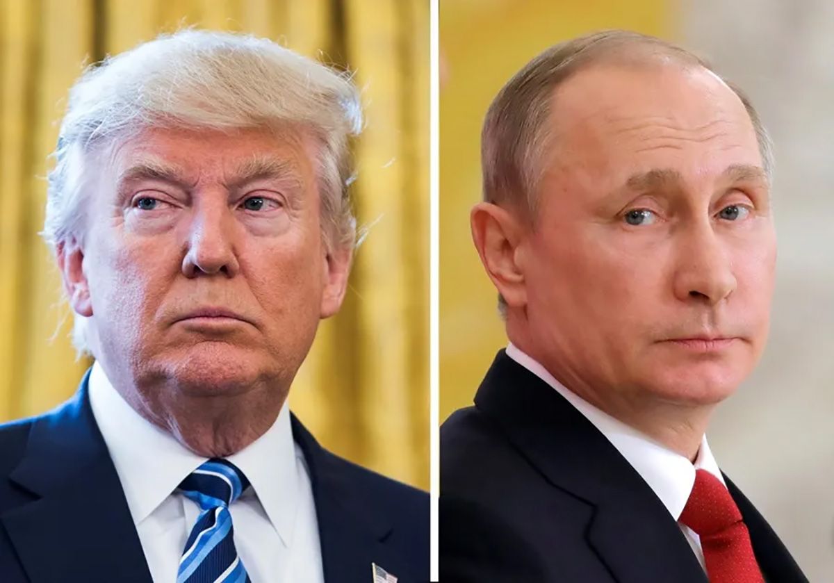 El presidente de Estados Unidos, Donald Trump, y el l&iacute;der ruso, Vladimir Putin.
