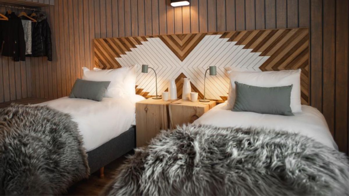 Así se ven por dentro los lodges de El Azufre, el centro de esquí boutique que inaugurará en Malargüe.