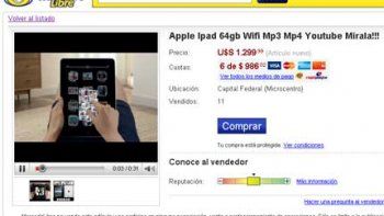 Productos de última tecnología en los mostradores