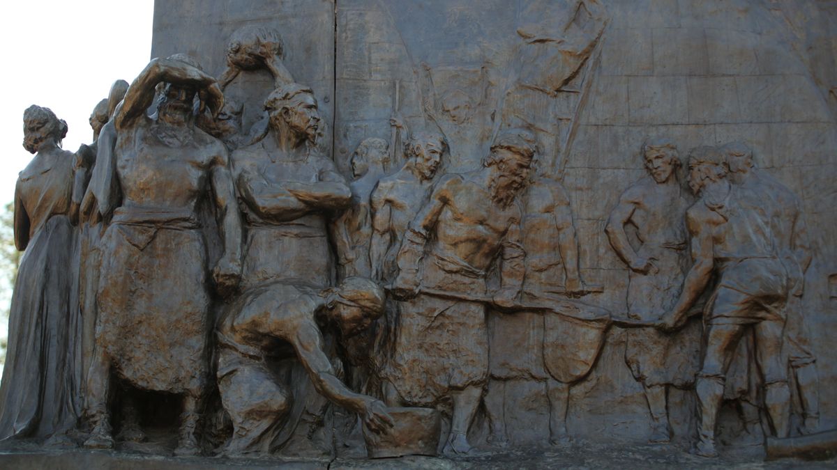 Fundición de armas para la campaña. Foto: Fernando Martínez.