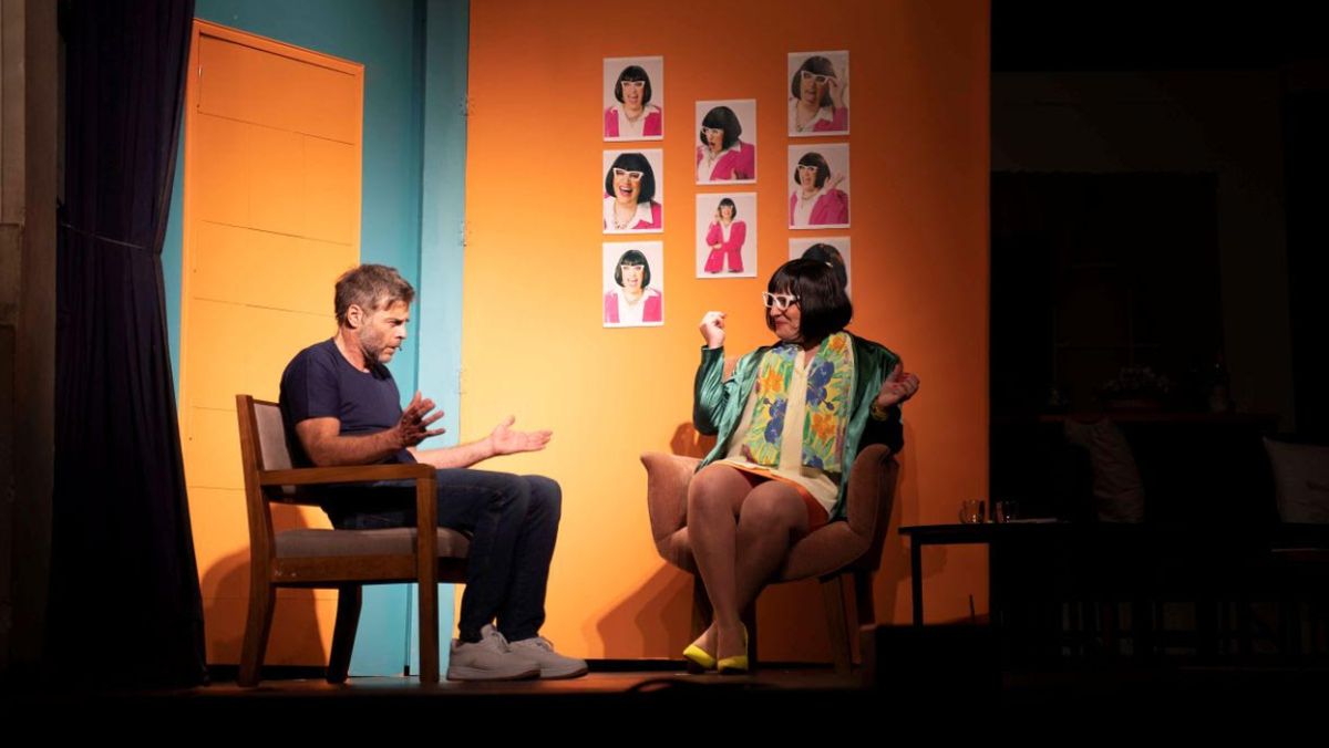 Gast&oacute;n Ricaud y Renzo "Chory" Occhionero en la obra sensaci&oacute;n del verano mendocino.