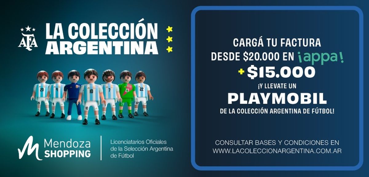 La colección oficial de muñecos Playmobil que lanza Mendoza Shopping por el Mundial de fútbol. La colección oficial de muñecos Playmobil que lanza Mendoza Shopping por el Mundial de fútbol.