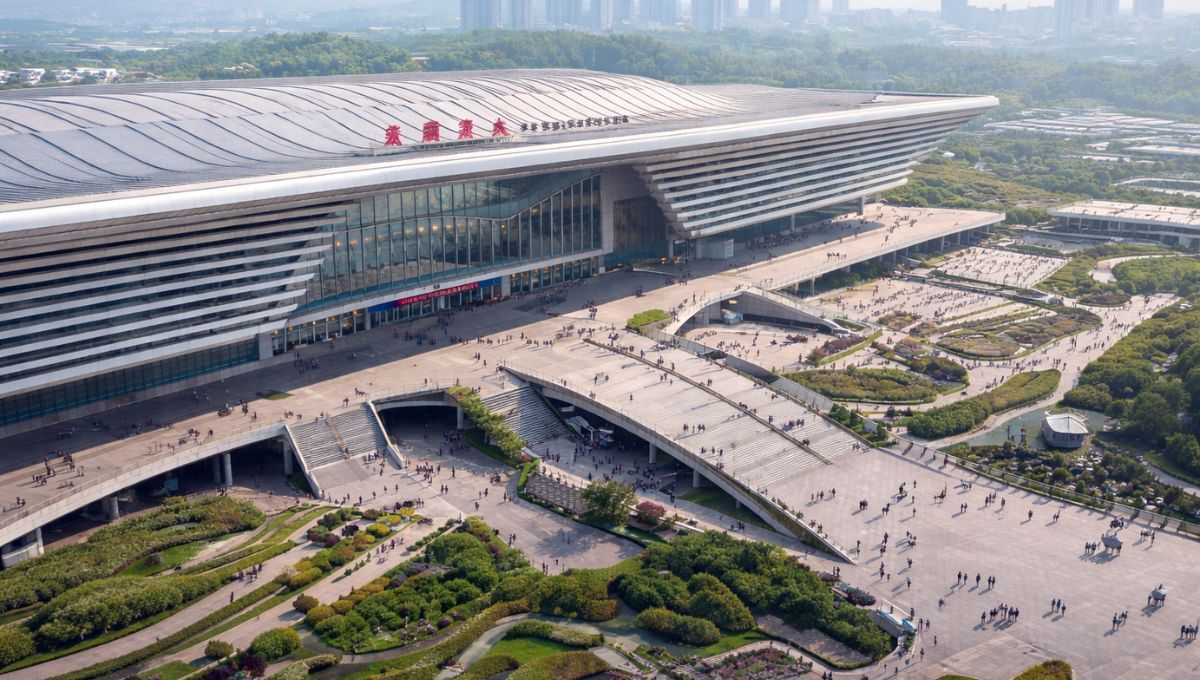 Construyen la estación de trenes más grande del mundo: una construcción que equivale a 170 canchas de fútbol