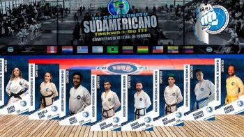 Mendoza dijo presente en el primer Sudamericano virtual de taekwondo