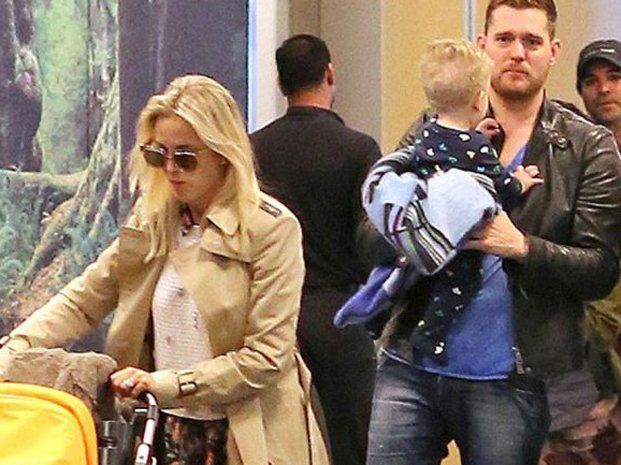 Las tiernas imágenes de Luisana Lopilato y Bublé con su hijo