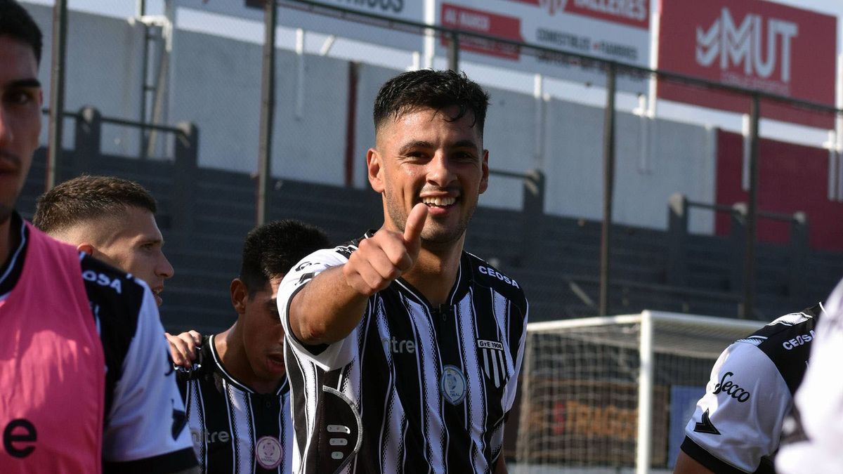 Nicolás Ferreyra es el goleador de Gimnasia y Esgrima
