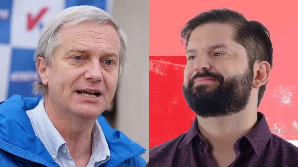 Antonio Kast y Gabriel Boric.
