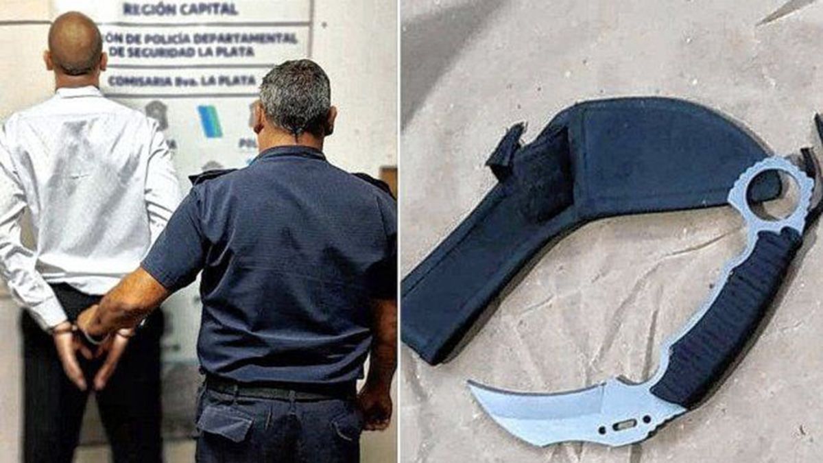 Luego de asesinar&nbsp; y decapitar a su madre, el ex policía se entregó en una comisaría de La Plata, y la policía secuestró dos cuchillos