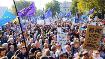 Medio millón de personas piden otro referéndum sobre el Brexit