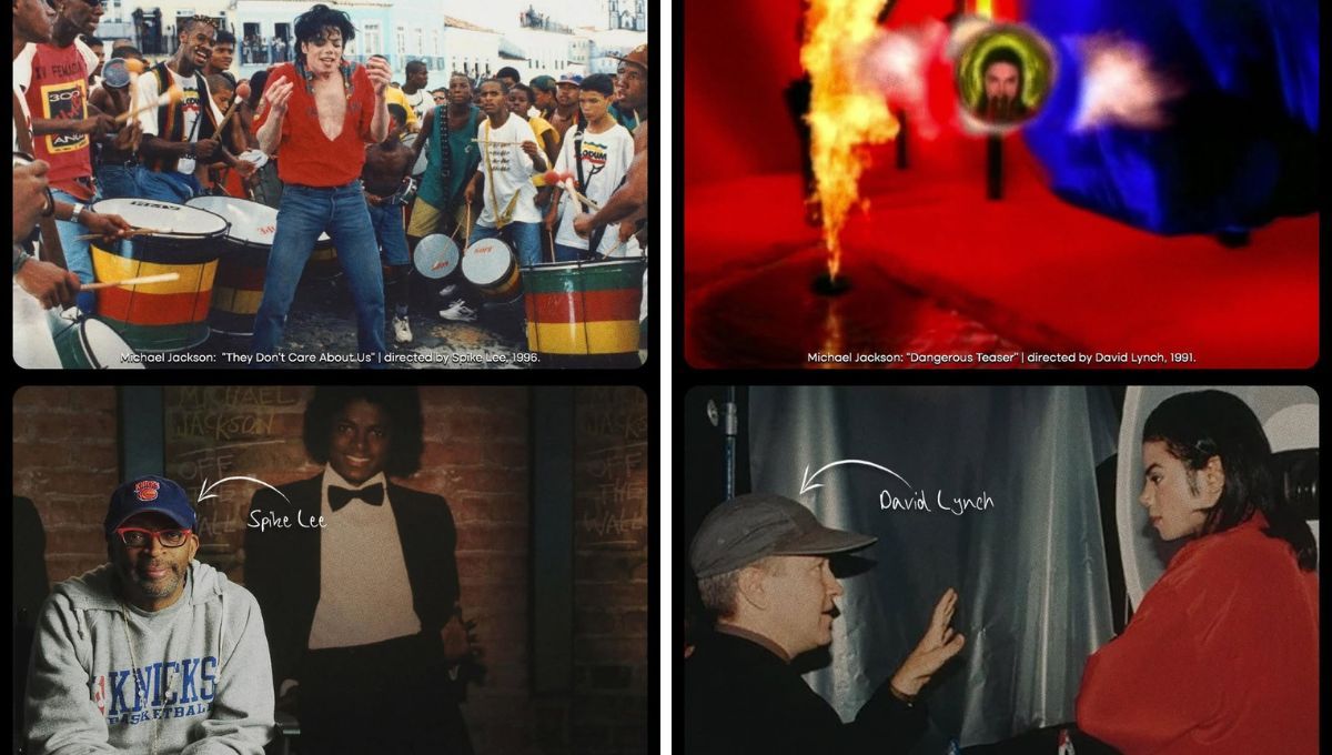 Spike Lee y David Lynch también dirigieron videos de Michael Jackson. Spike Lee y David Lynch también dirigieron videos de Michael Jackson.