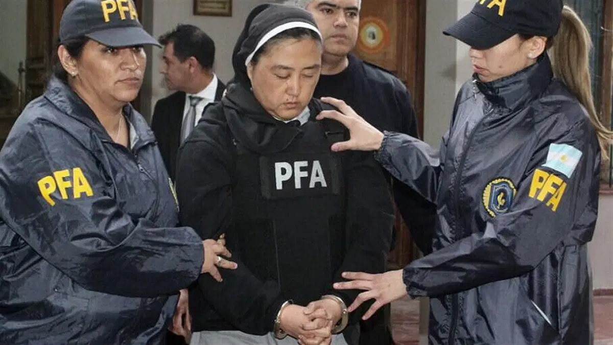 La monja Kosaka Kumiko se entregó y quedó detenida en 2017: del penal Agua de las Avispas pasó a la detención domiciliaria. 
