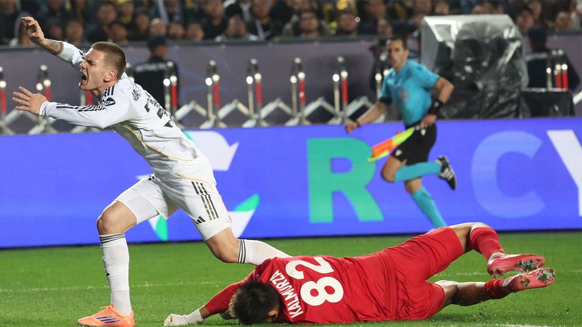 Franco Mastantuono jugó bien en el Real Madrid.