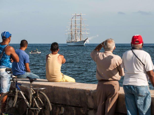 La fragata Libertad visita Cuba luego de 41 años