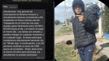 Quisieron estafarla pero la foto de perfil lo delató y se volvió viral