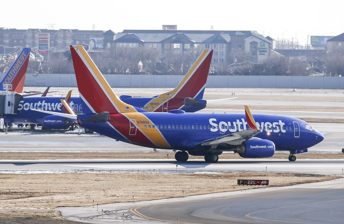 Foto de archivo de un avión Boeing de Sotuhwest Airlines. Crédito: EFE/EPA/TANNEN MAURY.