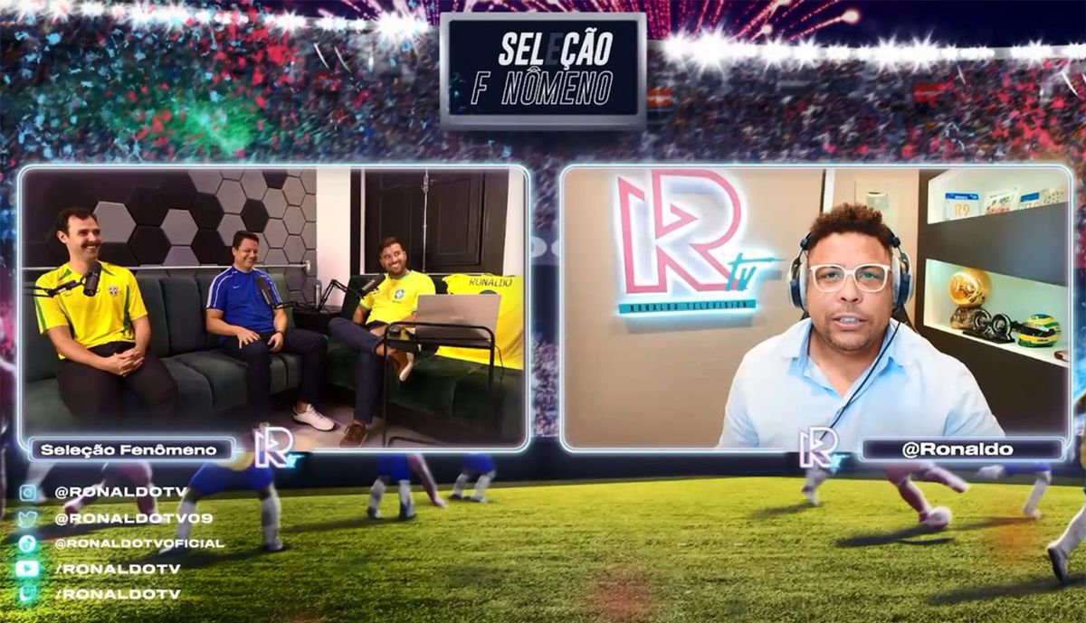 Ronaldo, en Twich, dio su punto de vista sobre los 26 elegidos por Tité en Brasil para el Mundial Qatar 2022.
