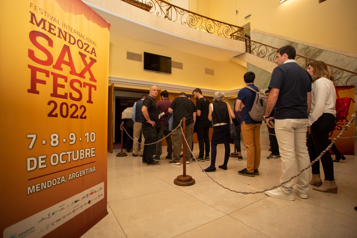El Mendoza Sax Fest, también atrajo a turistas que llegaron atraídos por la estrella Branford Marsalis