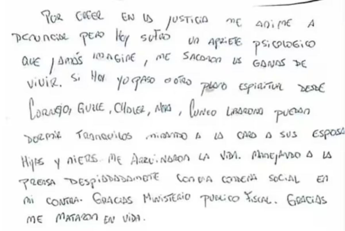 La carta que la presunta víctima de los rugbiers franceses envío a la Justicia. La carta que la presunta víctima de los rugbiers franceses envío a la Justicia.