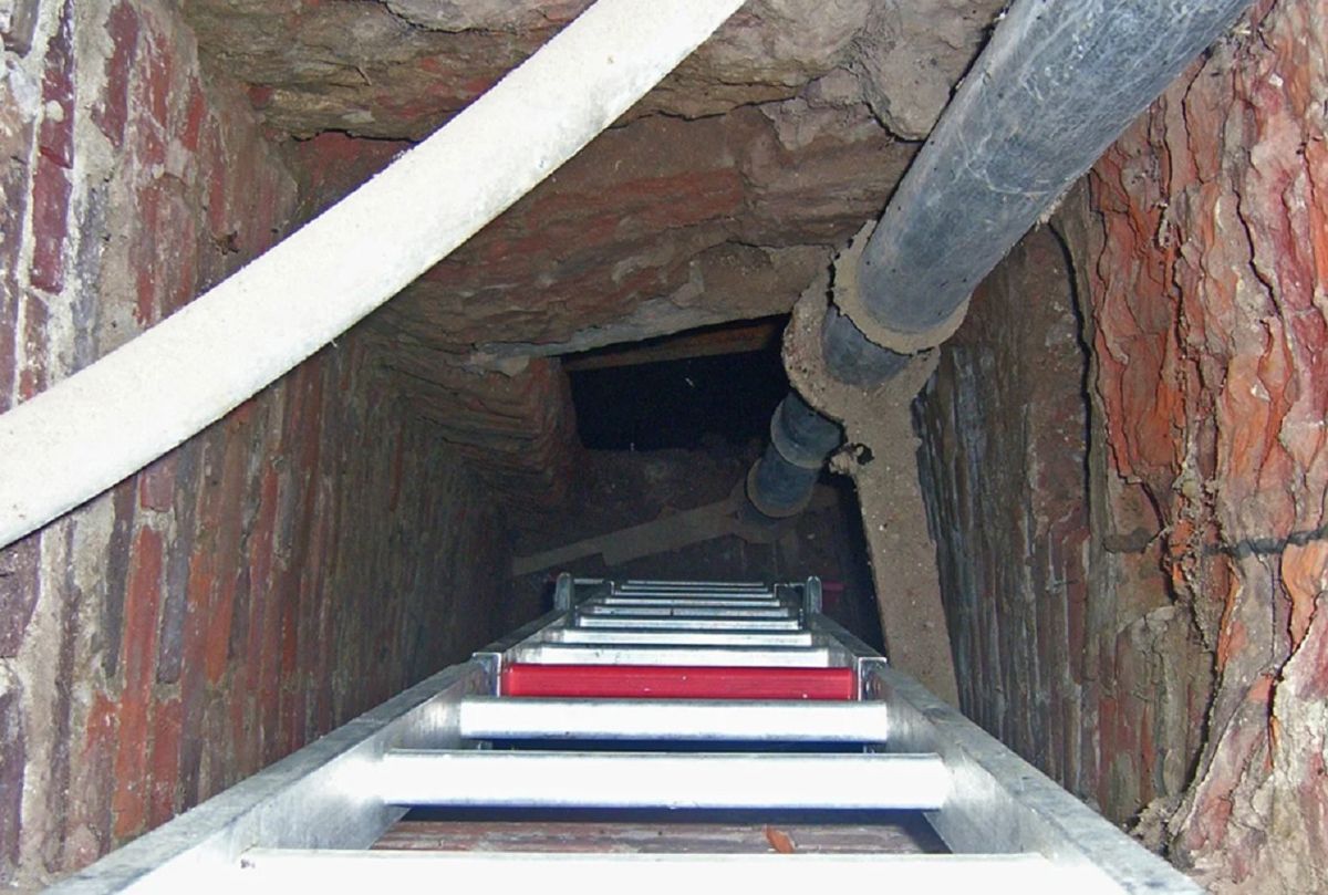 El túnel tiene más de 9 metros de largo.