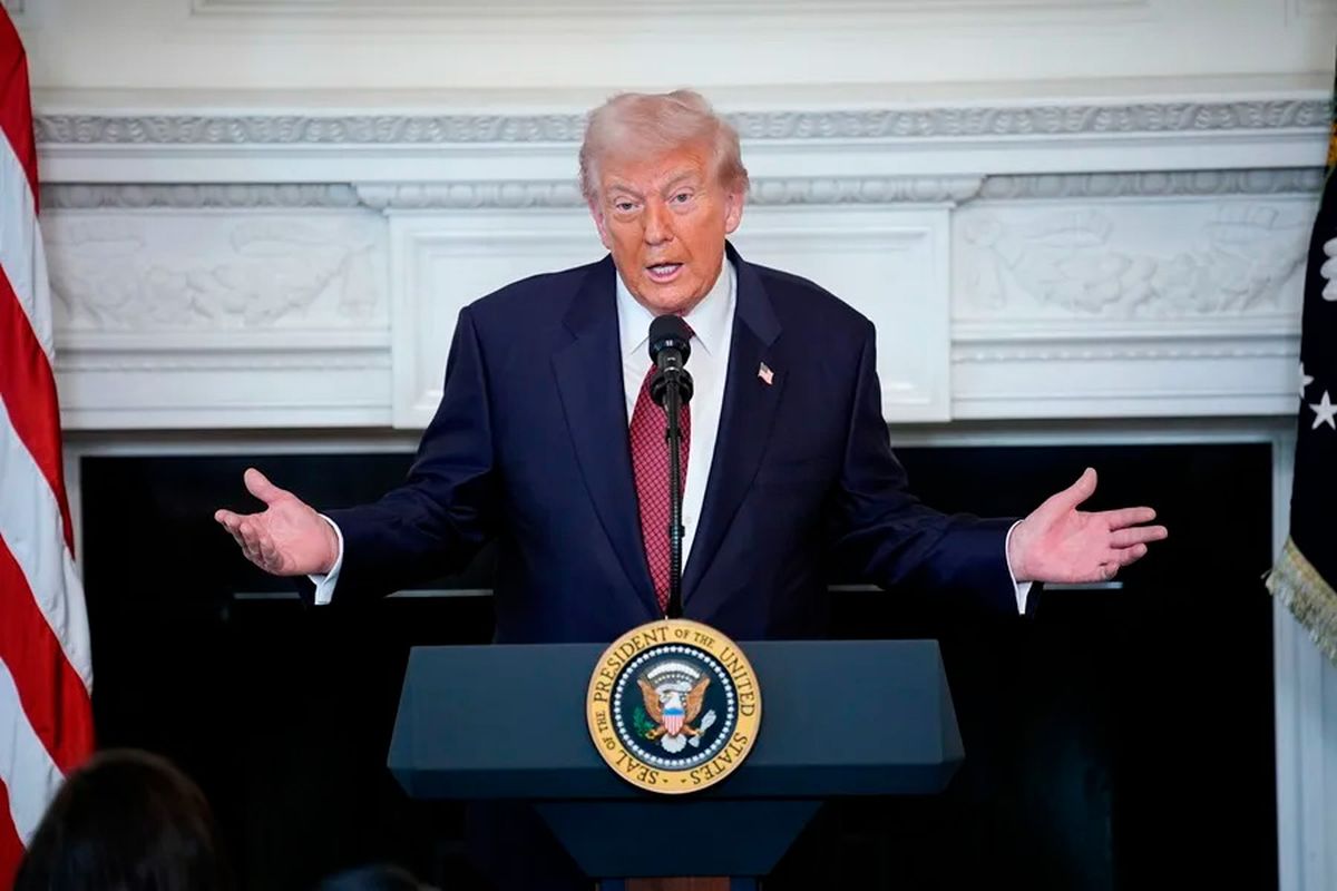 El presidente de Estados Unidos, Donald Trump, en la Casa Blanca, en Washington, Estados Unidos (Archivo). Cr&eacute;dito: EFE/EPA/ Yuri Gripas.