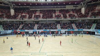 El futsal hizo cumbre en el Aconcagua Arena