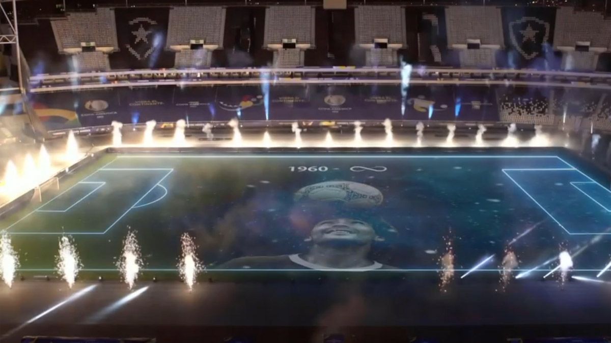 Diego Maradona tuvo su homenaje en la Copa América 2021